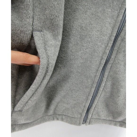 VINTAGE Susan Bristol Jacket 3X Plus Fleece Windbreaker Faux Fur Trim - Picture 6 of 11